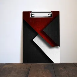 durga quality creation 3D Design Digital Reprint Clip Board Exam Pad (14x10 Inches) exam pad image 3