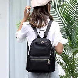 rayver creation Small 20 L Backpack Trendy Waterproof Nylon Backpack with Multi Pockets for Women Men Laptop Bag image 4