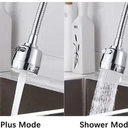 lumevo Movable Sink Turbo Faucet – 360° Rotatable Kitchen Tap with Water-Saving Aerator Faucet Nozzle image 3
