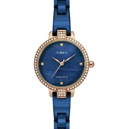 Timex Women Embellished Dial & Stainless Steel Bracelet Style Straps Analogue Watch TWEL15702-picture-38