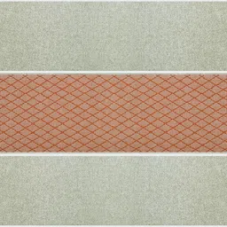 Story@home Set Of 3 Grey & Rust-Orange Printed 200 GSM Pure Cotton Bath Towels image 3