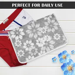 Kuber Industries 4-Pcs Grey Velcro Folding Organizers image 5