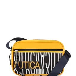Nautica Typography Printed Structured Shoulder Bag-picture-10
