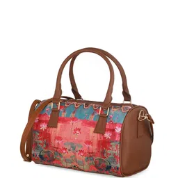 Jazz and Sizzle Lotus Motifs Printed Duffel Bag image 3