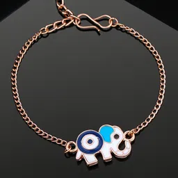 Estele Unisex Gold-Plated Link Bracelet image 1