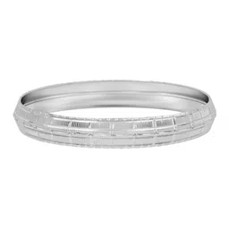 bodha Men Silver Plated Kada Bracelet-picture-19