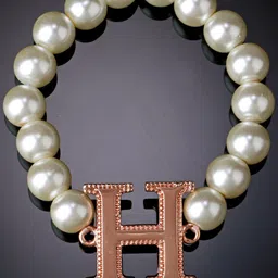 Estele Women Rose Gold-Plated Pearls Bracelet-picture-24