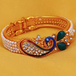 Sukkhi Women Gold-Plated Kada Bracelet-picture-18