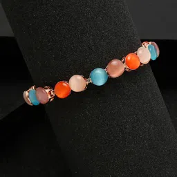 YouBella Gold Plated Artificial Stones Bracelet-picture-36