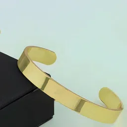 KARISHMA KREATIONS Gold-Plated Kada Bracelet-picture-31