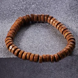 SALTY Men Wooden Elasticated Bracelet-image-75