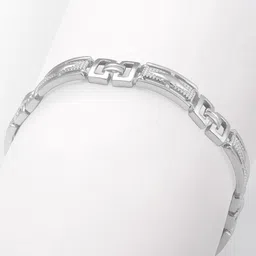GIVA 925 Silver Classy Link Bracelet For Him image 1