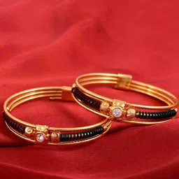 BAESD Infants Beaded Stone Studded Spiral Bangles-picture-19