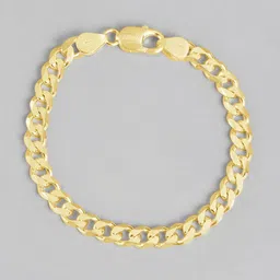 Zavya Men Sterling Silver Gold-Plated Link Bracelet image 2