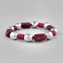 VOJ Unisex Beaded Elasticated Bracelet image 5