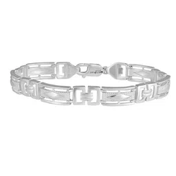 GIVA 925 Silver Classy Link Bracelet For Him image 2