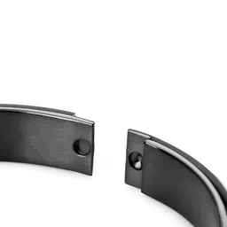 KARISHMA KREATIONS Pack Of 2 Unisex Silver-Plated Kada Bracelet image 3