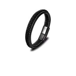 KARISHMA KREATIONS Unisex Leather Wraparound Bracelet image 4