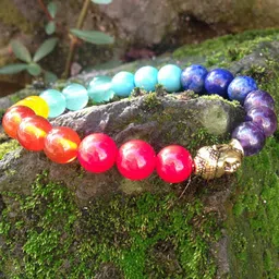 Young & Forever Unisex Crystals Elasticated Bracelet image 3