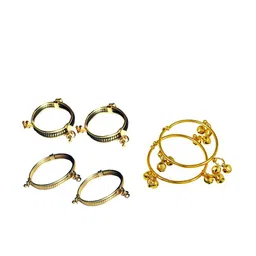 BAESD Kids Set Of 6 Gold-Plated Bangles image 2