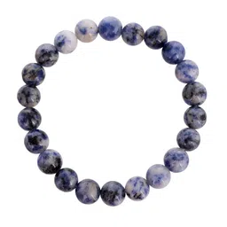 Silvermerc Designs Men Brass Onyx Beaded Bracelet image 2