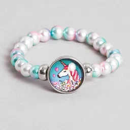 EL REGALO Girls Set Of 2 Alloy Artificial Beads Bracelet image 5