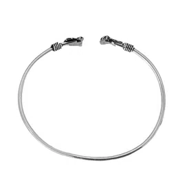 TEEJH Women Silver-Toned Oxidised Cuff Bracelet image 4