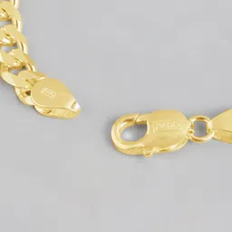 Zavya Men Sterling Silver Gold-Plated Link Bracelet image 5