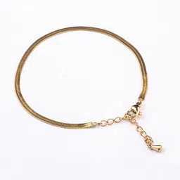 PALMONAS Women Gold-Toned & Gold-Plated Armlet Bracelet image 3