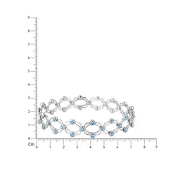 GIVA Women Sterling Silver Rhodium-Plated Bangle-Style Bracelet image 4
