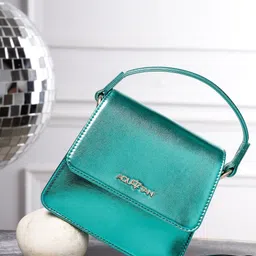 AQUATAN PU Half Moon Handheld Bag with Tasselled-picture-14