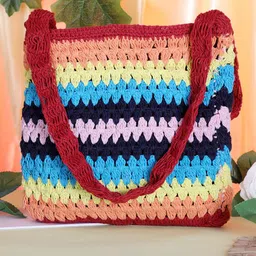 gaura pakhi Women Colourblocked Shopper Sling Bag-picture-36