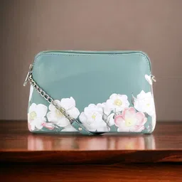 Toteteca Floral Printed Structured Sling Bag-image-46