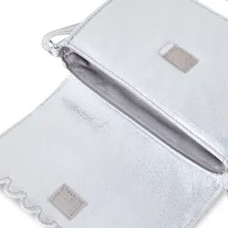 Accessorize Girls Embellished PU Half Moon Sling Bag image 3