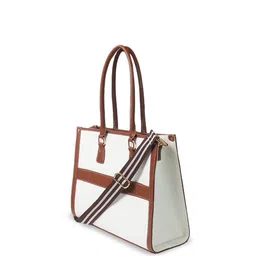 Womanix Colourblocked Structured Shoulder Bag with Tasselled image 3