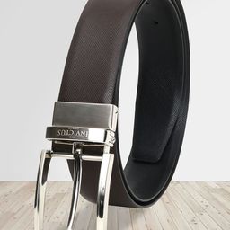 INVICTUS Men Textured Leather Reversible Belt-picture-18