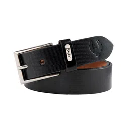 Flyer Men Black Textured Leather Formal Belt-image-54