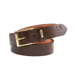 Flyer Men Brown Leather Formal Belt-image-20
