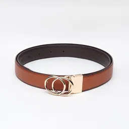 WINSOME DEAL Men Textured Formal Belt image 5