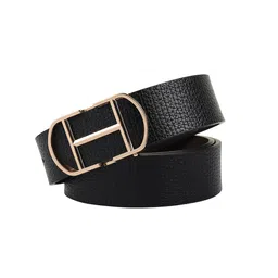 WINSOME DEAL Men Textured Formal Belt image 4