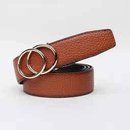 WINSOME DEAL Men Textured Formal Belt image 3