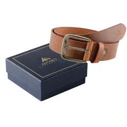 Alvaro Castagnino Men Textured Leather Belt image 3
