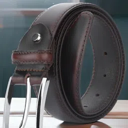 The Roadster Lifestyle Co. Men Formal Solid Leather Belt image 1