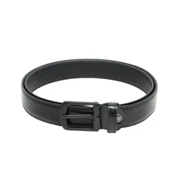 ZORO Men Black Textured PU Belt image 2
