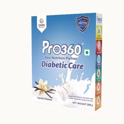 pro360 Diabetic Care Protein Powder Supplement for Diabetes Patients Vanilla Flavour image 5