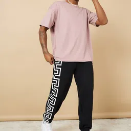 Styli Men Side Big Placement Print Relax Jogger image 3