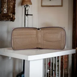 venison Men Evening/Party, Casual, Travel, Trendy Green Artificial Leather Wallet image 3