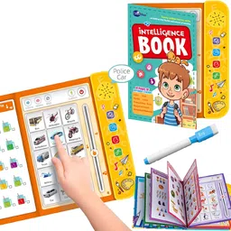 snm97 Intelligence Book for Kids–Touch & English Letters & Words Learning toys B_404 image 1