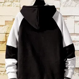 dagcros Men Full Sleeve Printed Hooded Sweatshirt image 2