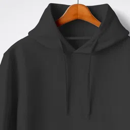 flyind vogue outfit Men Full Sleeve Solid Hooded Sweatshirt image 3